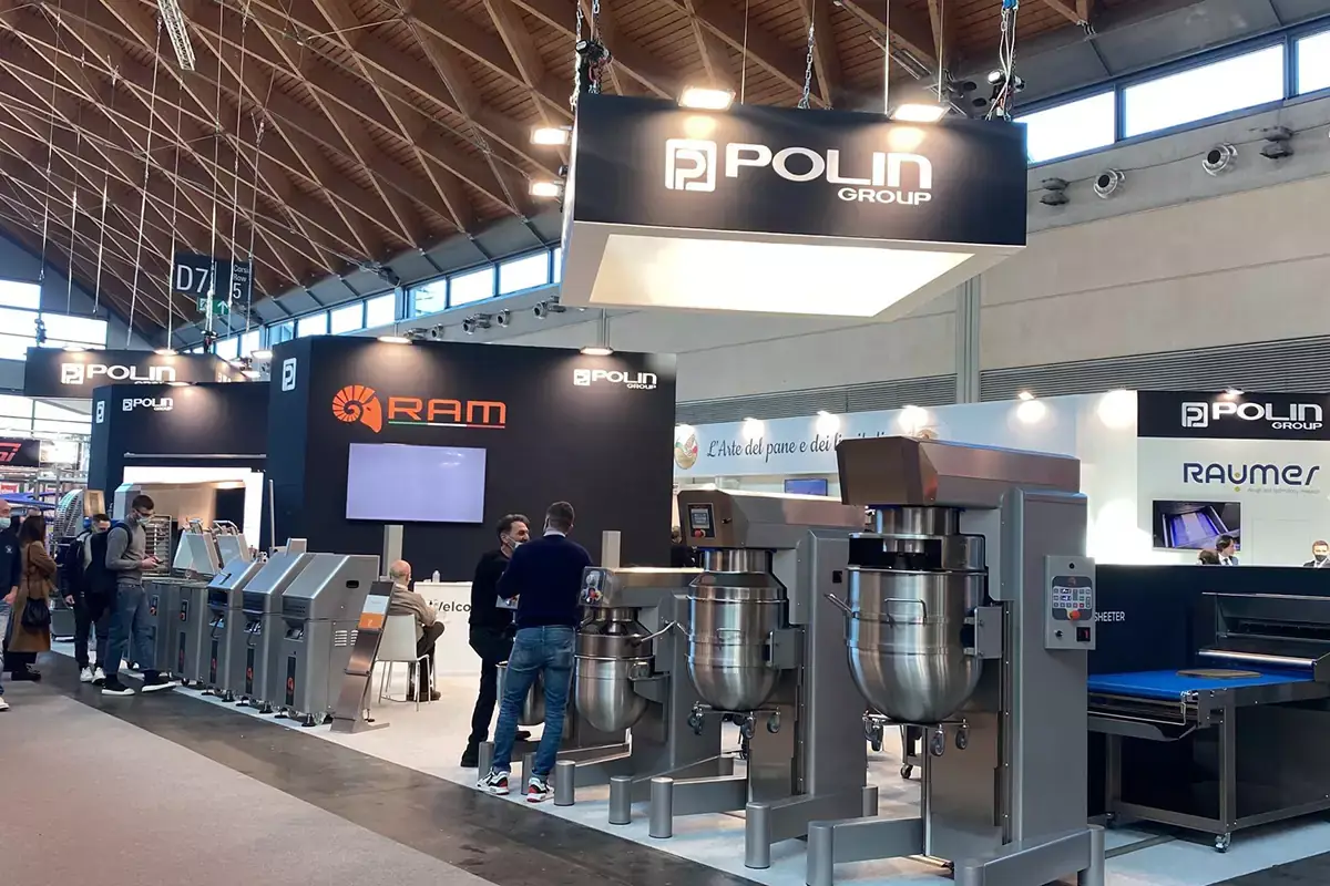 L'imponente stand di Polin a Sigep Polin in prima fila per dare valore al pane